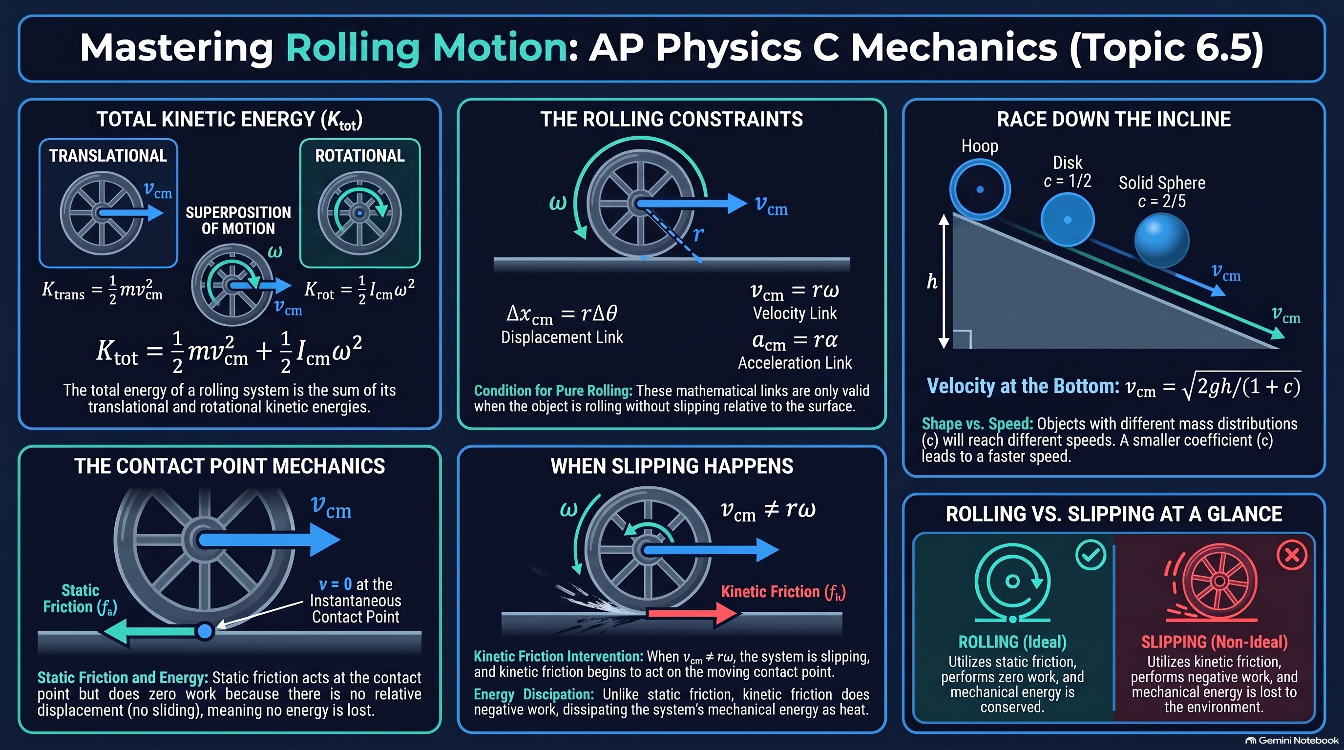 Rolling infographic